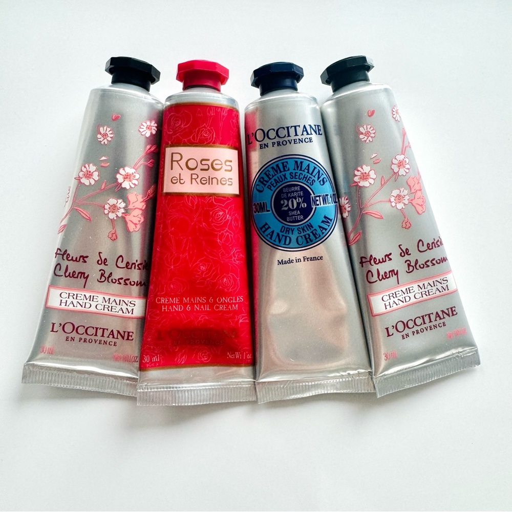 4 x Loccitane Hand Cream Set (New in Box, 1 oz each)